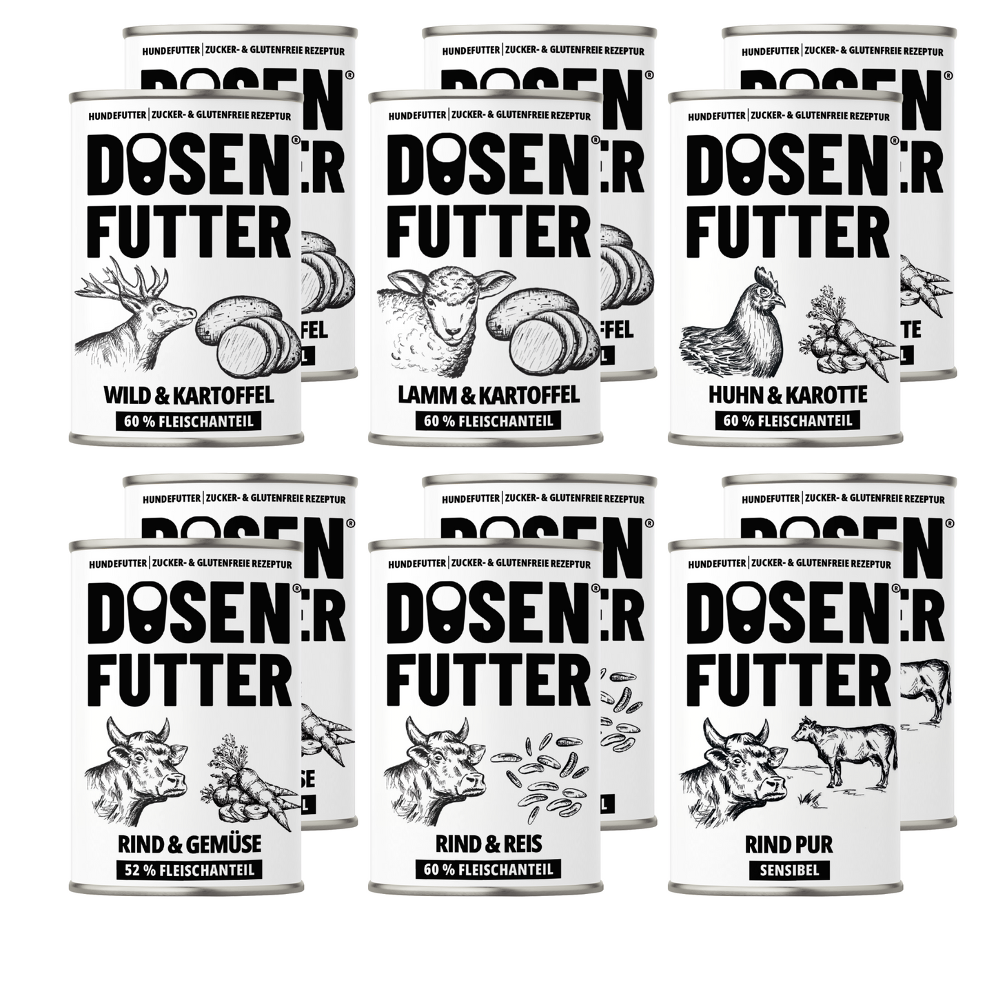 TESTBOX S-M Dosenfutter® 400 g