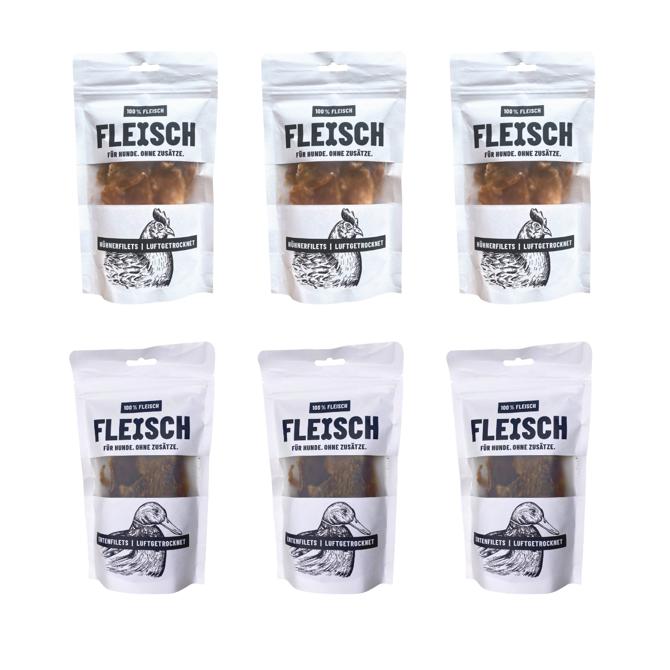 SNACKBOX Luftgetrocknet 6x 100% FLEISCH