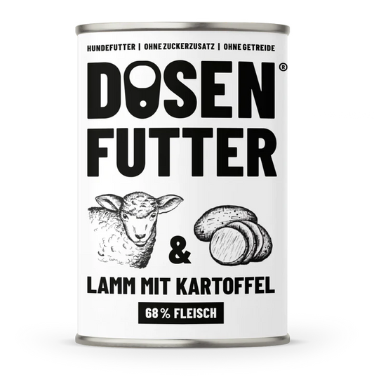 6x Dosenfutter® LAMM & KARTOFFEL