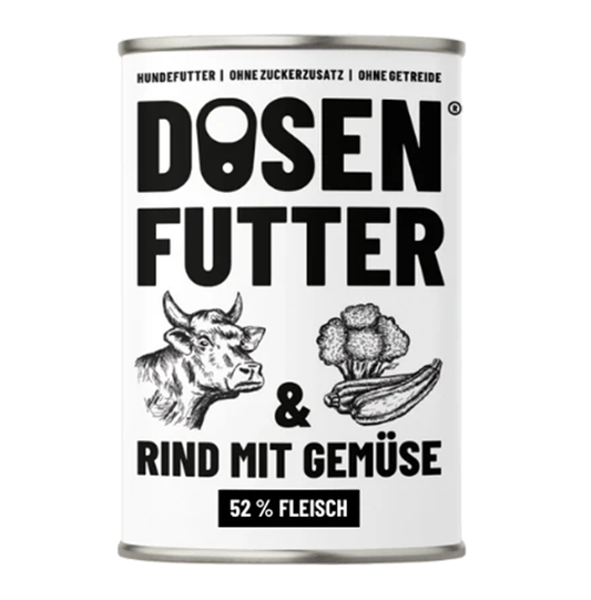 6x Dosenfutter® RIND & GEMÜSE