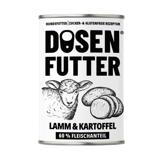 6x Dosenfutter® LAMM & KARTOFFEL