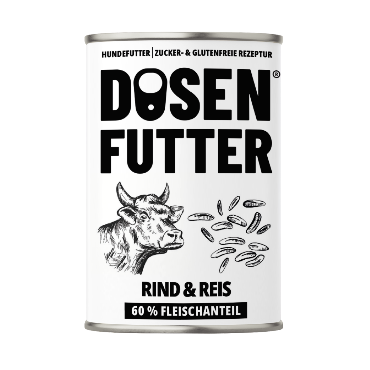 6x Dosenfutter® RIND & REIS