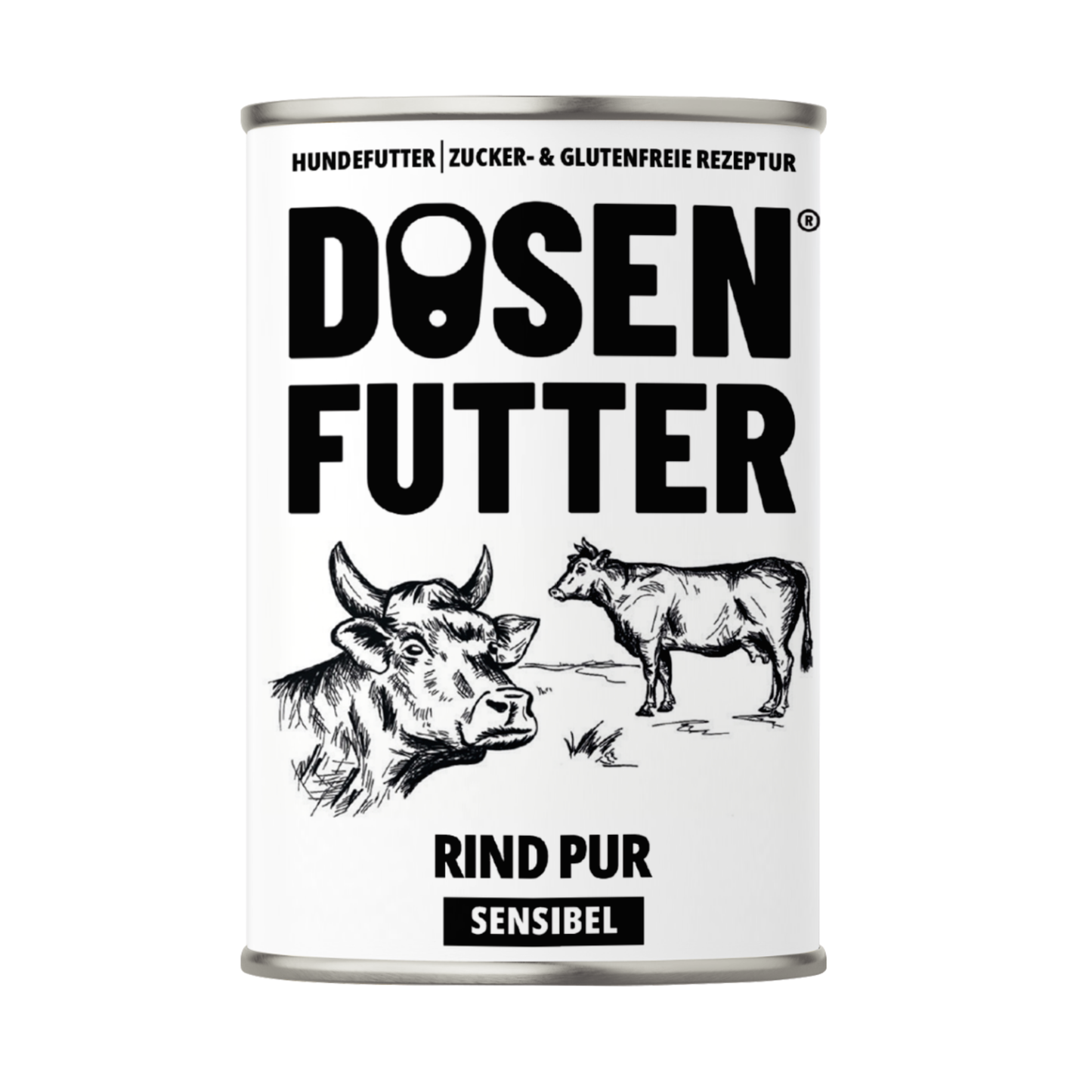6x Dosenfutter® RIND PUR SENSIBLE