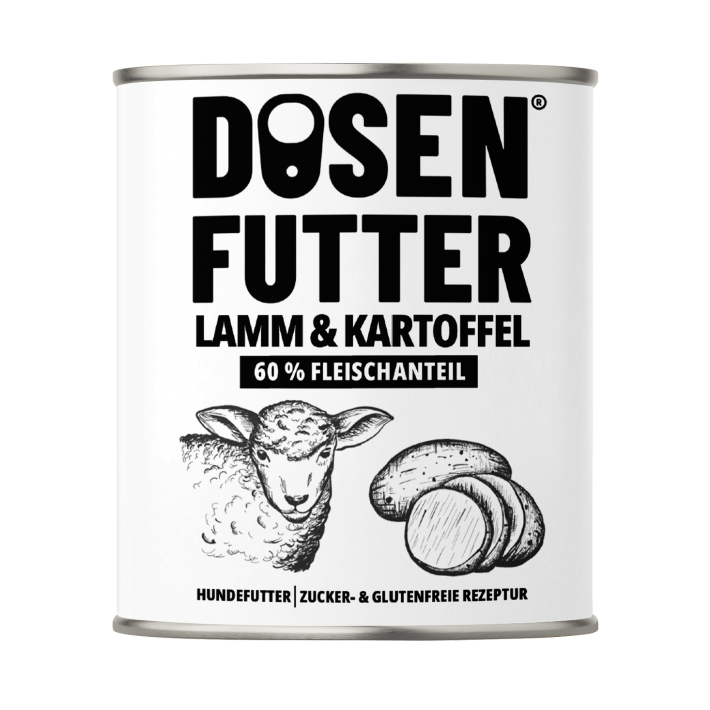 6x Dosenfutter® LAMM & KARTOFFEL