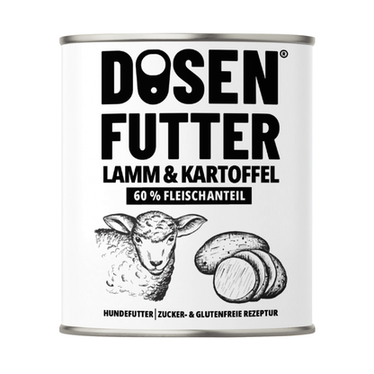 6x Dosenfutter® LAMM & KARTOFFEL