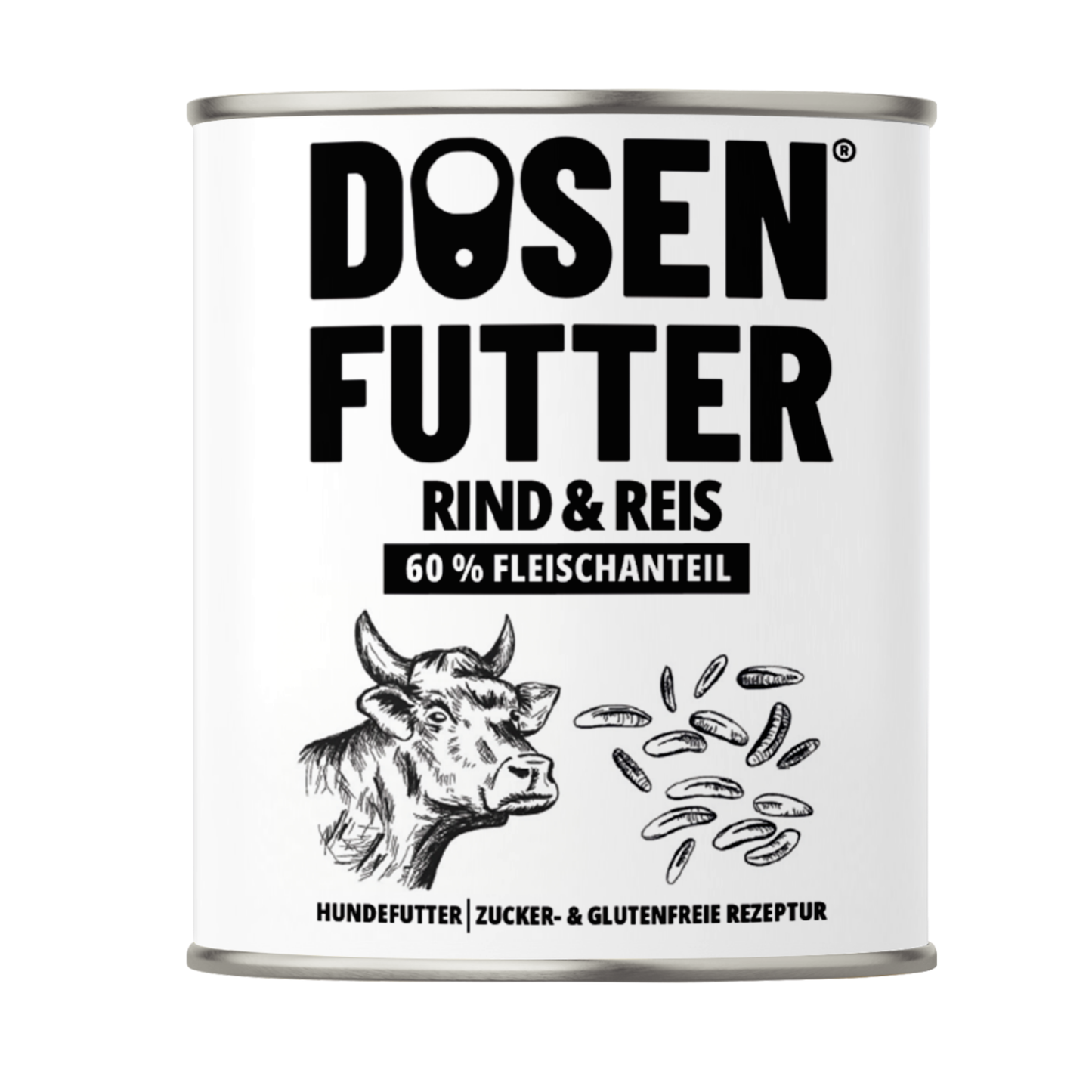 6x Dosenfutter® RIND & REIS
