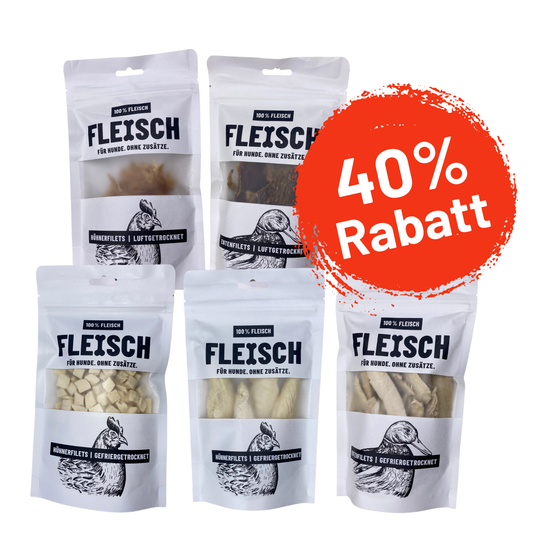 PROBIER-SNACKBOX* HUHN & ENTE - 100% FLEISCH