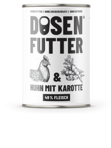 Dosenfutter® HUHN MIT KAROTTE 6x400g