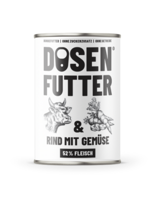 Dosenfutter® RIND & GEMÜSE 6x400g