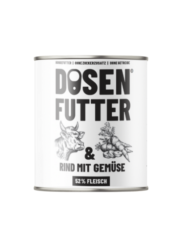 Dosenfutter® RIND & GEMÜSE 6x800g
