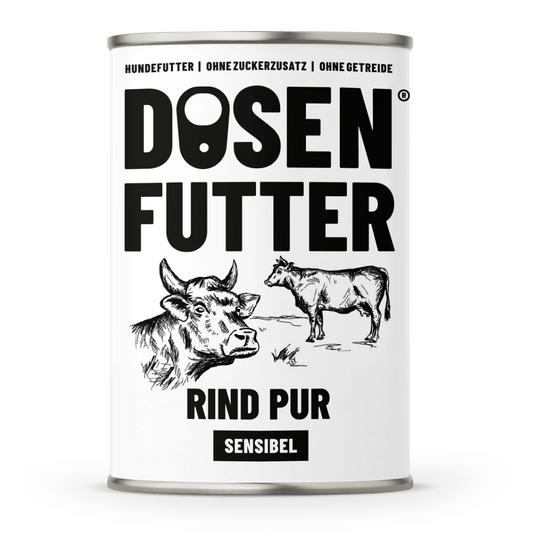 6x Dosenfutter® RIND PUR SENSIBLE 400 g