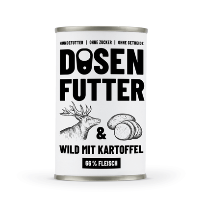 11018 - Dosenfutter® WILD MIT KARTOFFEL 400g