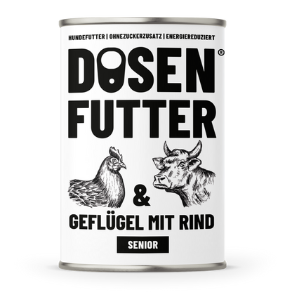11020 - Dosenfutter® SENIOR GEFLÜGEL & RIND 6x400g