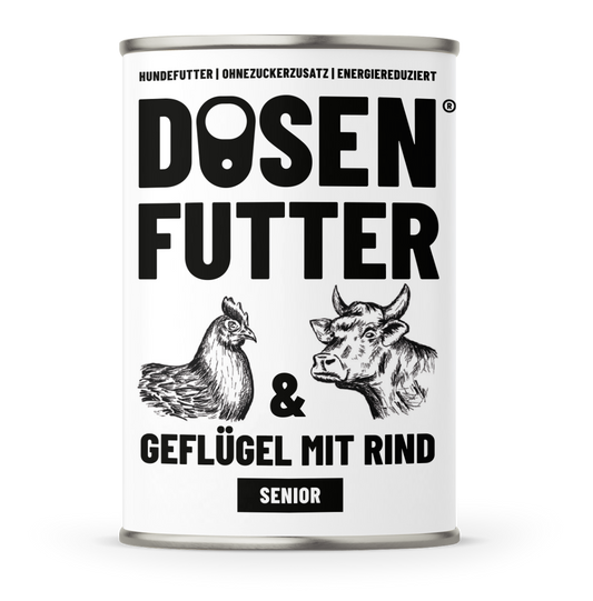 11020 - Dosenfutter® SENIOR GEFLÜGEL & RIND 6x400g