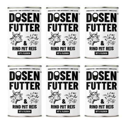 11020 - Dosenfutter® SENIOR GEFLÜGEL & RIND 6x400g