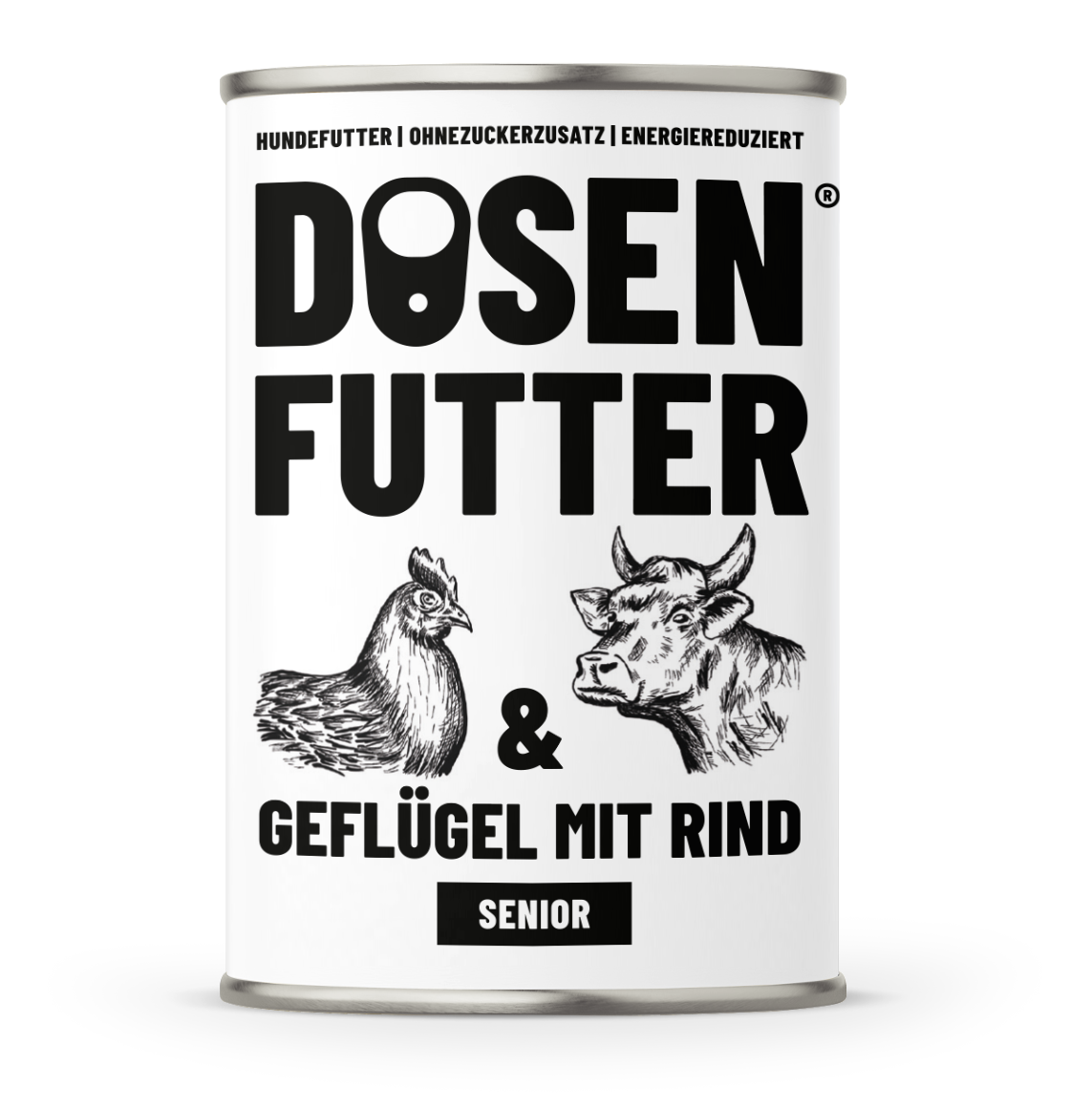 Dosenfutter® SENIOR GEFLÜGEL & RIND 6x400g