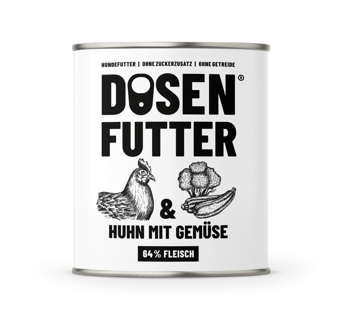 11023 - Dosenfutter HUHN MIT GEMÜSE 800g