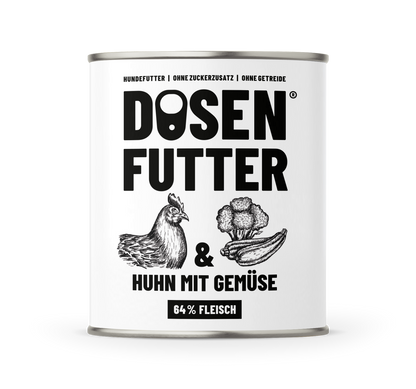 11023 - Dosenfutter HUHN MIT GEMÜSE 800g