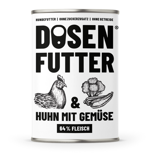 11015 - Dosenfutter® HUHN & GEMÜSE 6x400g