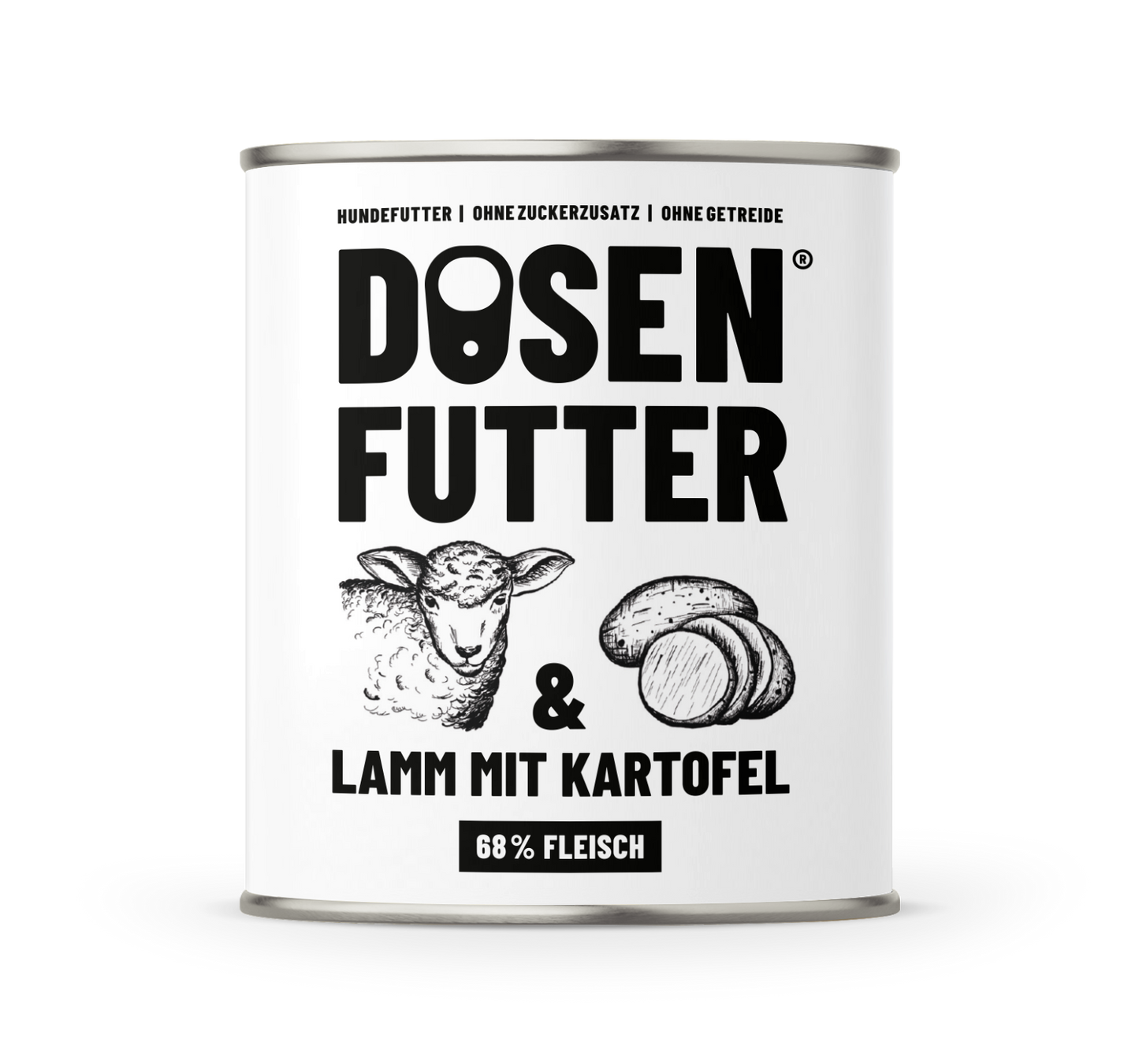 11025 - Dosenfutter LAMM MIT KARTOFFEL 800g
