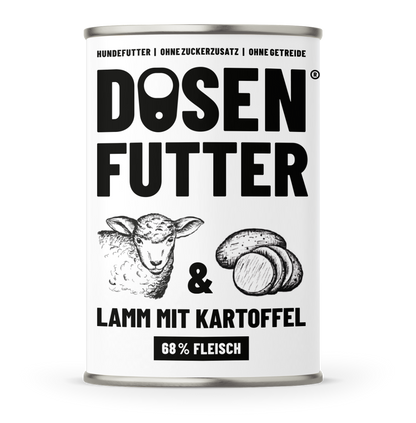 6x Dosenfutter® LAMM & KARTOFFEL
