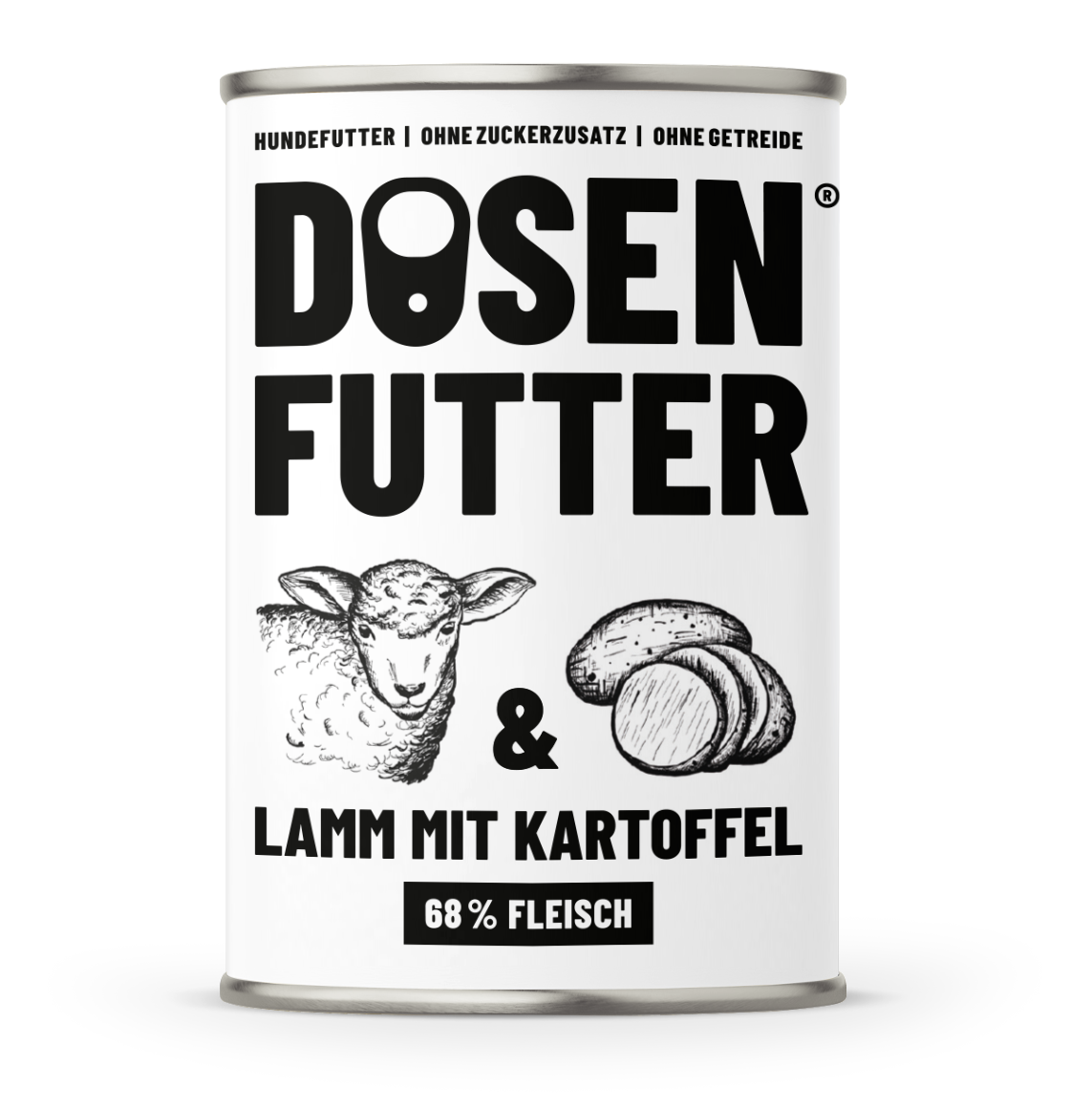 6x Dosenfutter® LAMM & KARTOFFEL