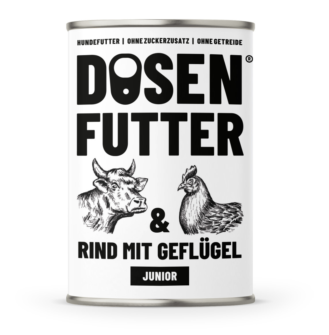 11019 - Dosenfutter® JUNIOR RIND & GEFLÜGEL 6x400g