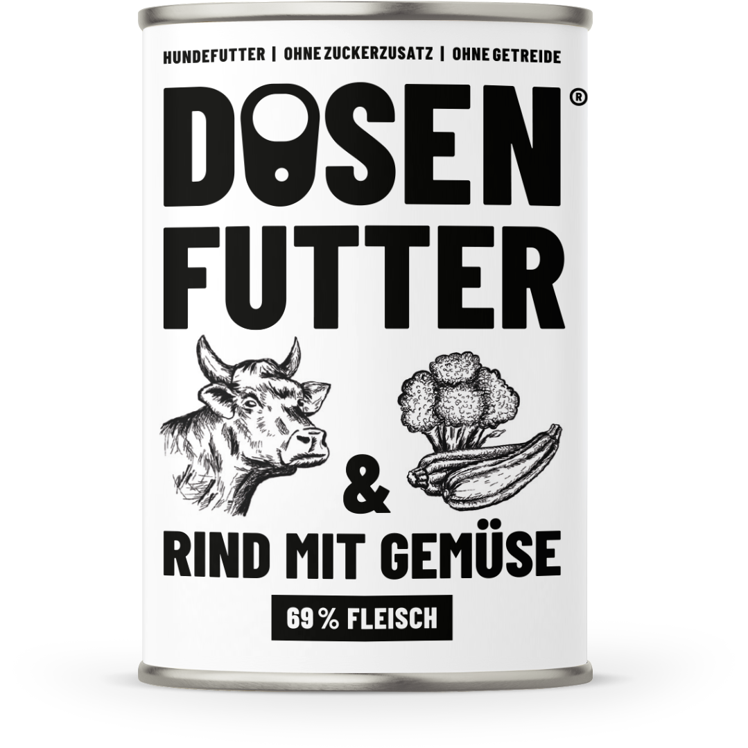 Dosenfutter® RIND TESTBOX 6x400g Nassfutter