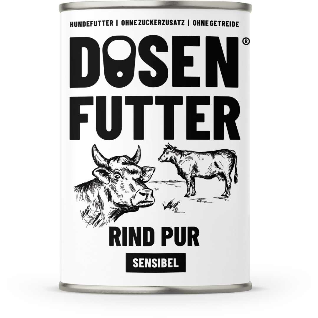 Dosenfutter® RIND TESTBOX 12x400g Nassfutter