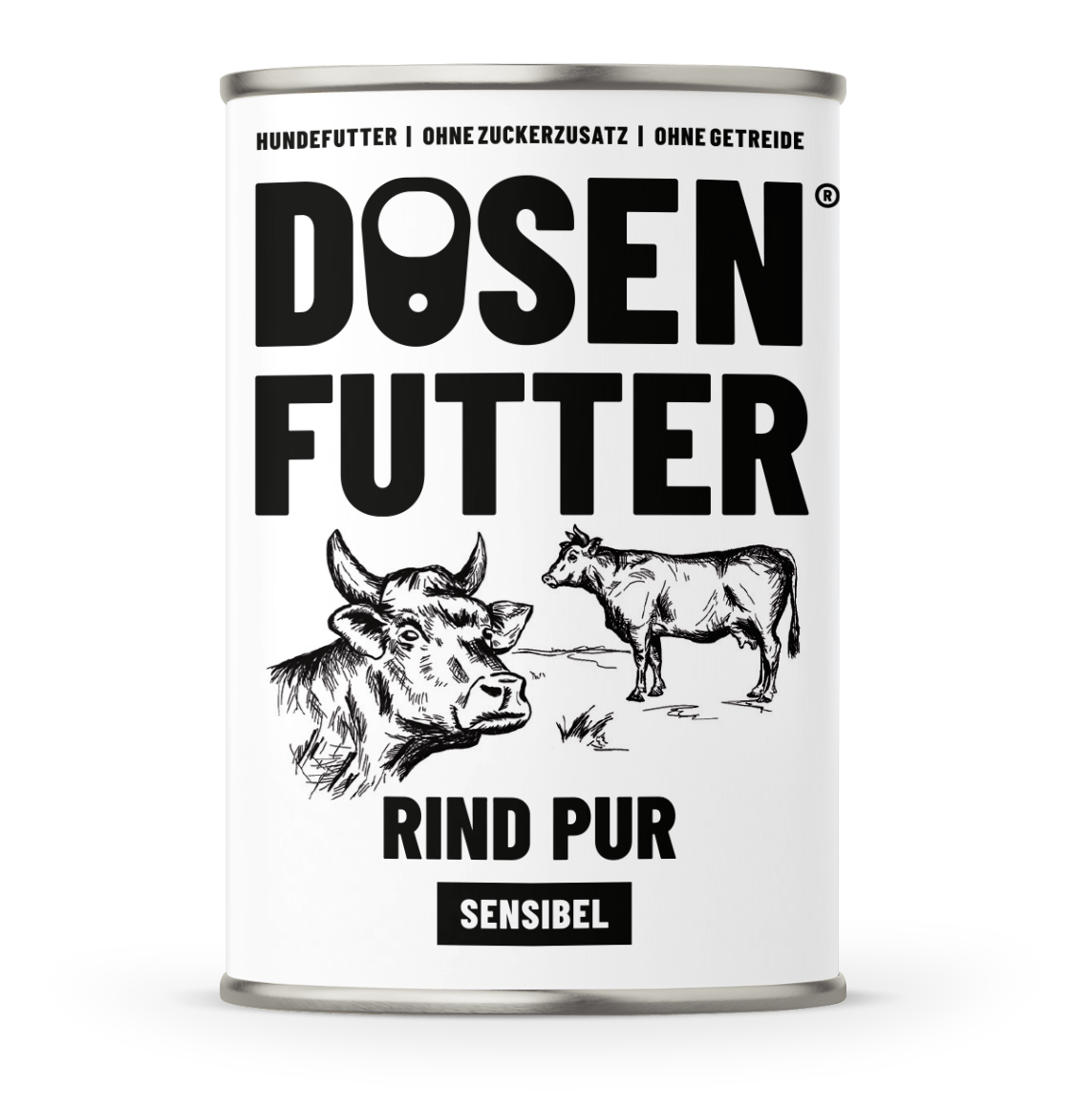 11022 - Dosenfutter® RIND PUR SENSIBLE 6x400g
