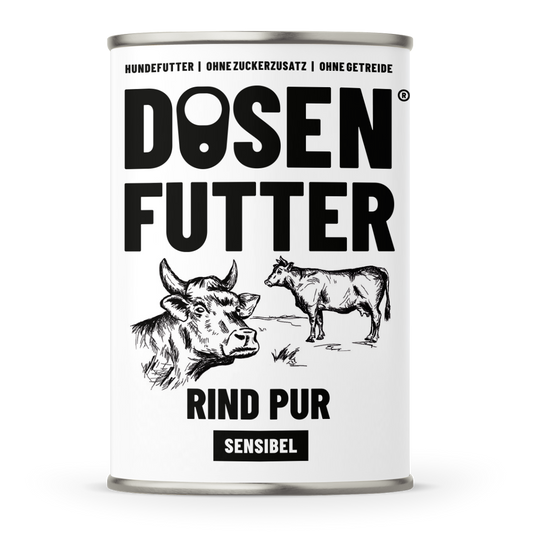 11022 - Dosenfutter® RIND PUR SENSIBLE 6x400g