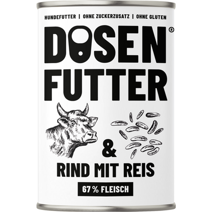 Dosenfutter® RIND TESTBOX 12x400g Nassfutter